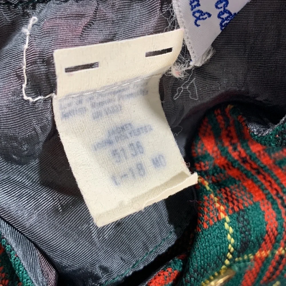 Vintage Little Goodies by Good Lad Boys plaid suit coat